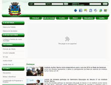 Tablet Screenshot of licinioalmeida.augeeducacional.com.br